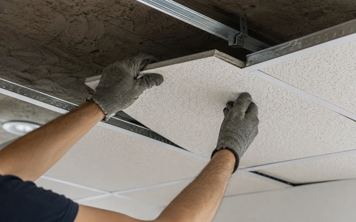 Drop ceiling contractors contractor